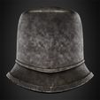 TarkusHelmetBack.jpg Dark Souls Black Iron Tarkus Helmet for Cosplay