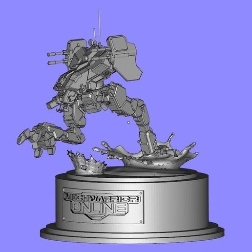 👫 MechWarrior Online Heuschrecke Statue・Kostenlos STL Datei für ・Cults, image size:516x516