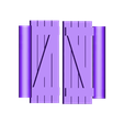 gate_doors1_1.stl Free STL file French and Indian Wars - The Modular Fort・Template to download and 3D print