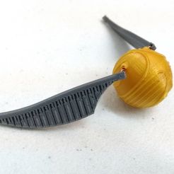IMG_20170822_153142953.jpg Free STL file Golden Snitch Pendant・3D print design to download