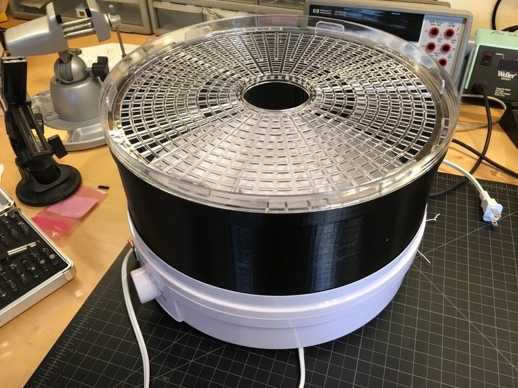 5113cc116ce901db9a3ae7e970fd1655_display_large.JPG Download free STL file Filament Dryer Dehydrator Extension - Easy Print • Design to 3D print, alexwhittemore