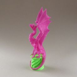 dual_extrusion_aria_best.jpg Free STL file Aria The Dragon (for dual extrusion)・Object to download and to 3D print