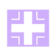 german ww2 cross insignia front stencil.stl WW2 German cross insignia