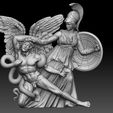 Reconstruction-of-Pergamon-athena-4.jpg Athena vs Giant – Pergamon Altar Reconstruction |3D STL Model
