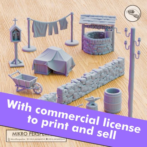 VILLAGE ACCESSORIES 28MM PRESUPPORTED commercial icense