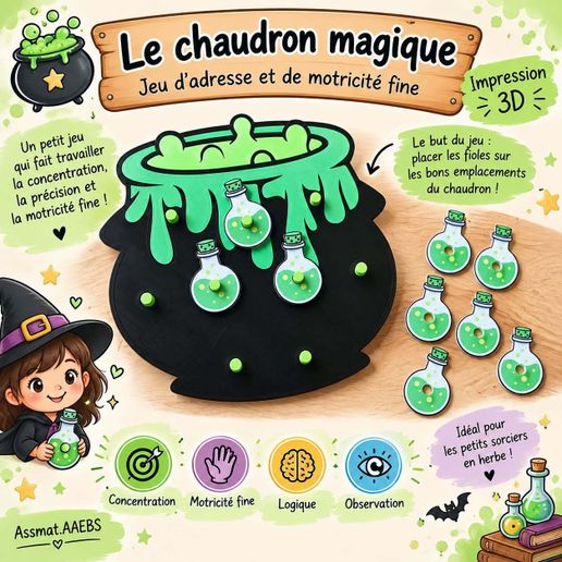 Chaudron et ses potions
