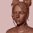 06.jpg Billie Eilish portrait sculpture 1 3D print model