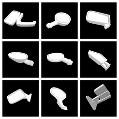main.png Collection de rétroviseurs latéraux pour Hotwheels diecast