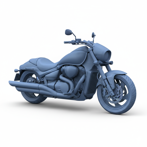 Suzuki Boulevard M109R motorbike STL, two stroke motorcycle STL, motorcycle with rider STL, realistic motorcycle STL, cartoon motorcycle STL, bike model, motorcycle garage STL, dual sport motorcycle STL, motorcycle showroom STL, track bike STL, low poly m
