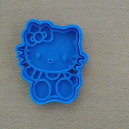 HELLO KITTY COOKIE CUTTER - 3D model önizlemesi