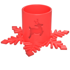 83f2b6a1-8229-43a6-8e33-af44c1656478.png Archivo STL MACETA DE NAVIDAD CON COPOS DE NIEVE - PORTAVELAS - CONTENEDOR CON RENOS EN RELIEVE・Diseño imprimible en 3D para descargar