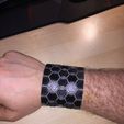 28236511_10212693627988220_1131592874_n.jpg Bracelet en tissu Exagon