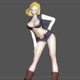 12.jpg ANDROID 18 STATUE SEXY VERSION2 DRAGONBALL ANIME CHARACTER 3d print