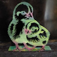 arte de la pared de la granja de los polluelos del bebé decoración casera