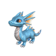 CuteDragon_0003.png Cute Dragon 3D Printable STL 3MF file