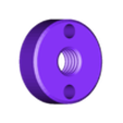 2. DIN 547 - M2.5.STL ROUND NUT WITH FRONT HOLES DIN 547 - M2.5