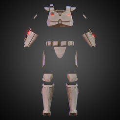SuperCommandoArmorFront.png STL file The Mandalorian Imperial Super Trooper Armor for Cosplay 3D print model・3D printing template to download