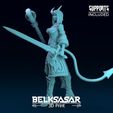 02.jpg Girl Tiefling Wizard 3D print model
