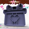 141-Caja-de-regalo-con-con-razon.jpg Gift box with heart - cookie cutter - gift box with heart cookie cutter