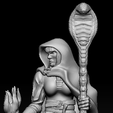 Calimbre-3.png Calimbre Wizard Sorcerer Warlock Female Snake Staff D&D one Piece Cloak Tabletop Fire