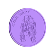 sous-verre_r2-d201.STL Free STL file Coaster "Character of Star Wars" (ep.4,5,6)・Design to download and 3D print