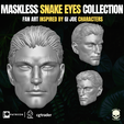 14.png Maskless Snake Eyes Collection 3D printable File For Action Figures