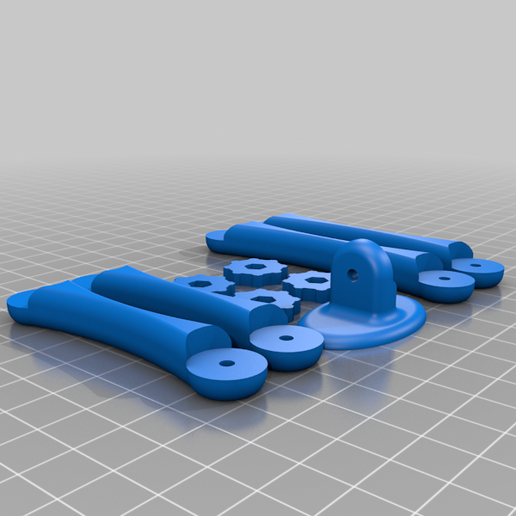 Free STL file update on the articulated action figure stand remix・3D