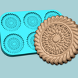 7-a.png Cookie Mould 07 - Biscuit Silicon Molding