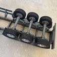 Flatbed-trailer-tripple-axle-suspension.jpg Flatbed Trailer 1/14