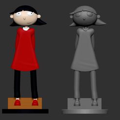 Render_02.jpg STL file Rhonda -- Hey Arnold・Model to download and 3D print