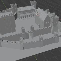 screenshot-1.jpg Free STL file Fantasy Fortress 3・3D printer design to download