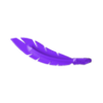 Feather left half - with brim.stl STL file Feather and inkwell (working pen)・3D printing idea to download