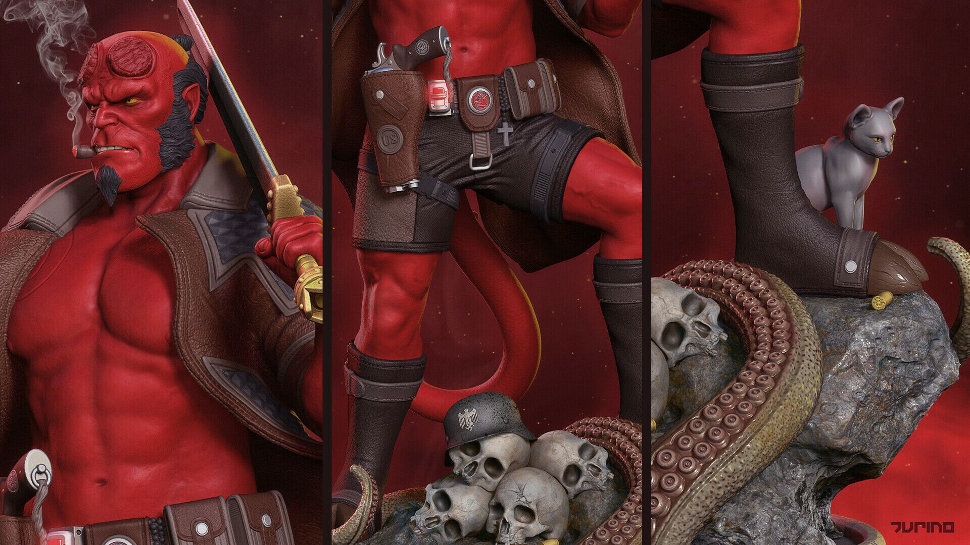 turino-3d-05.jpg Télécharger fichier Bandes dessinées Hellboy 3d Model BPRD • Design à imprimer en 3D, carlos26