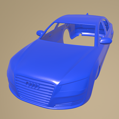 a016.png Fichier STL Audi A8 D4 2010 CAR BODY IMPRIMABLE・Idée pour impression 3D à télécharger