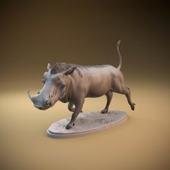 Warthog_1.jpg Archivo 3D Warthog - preaprobado・Design para impresora 3D para descargar, Dino_and_Dog