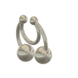 fem_jewel_septum_41_d55 v1-03.png STL file fake nose hook FAKE NIPPLE PIERCING "BALLS FARTHER" Female Septum Barbaella male Non-Piercing Body Jewellery Bondage Weight femJ-41 3d print cnc・Template to download and 3D print