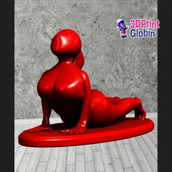 3.jpg Free STL file WOMAN YOGA SCULPTURE - MEDITATING・3D print design to download