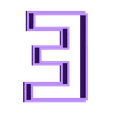 E.stl Alphabet - Alphabet - Numero - Number Cookie Cutter