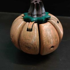 IMG-20221027-WA0003.jpg 3D file Pumpkin Bot (No Supports, Articulated, Print-in-Place)・3D printing template to download