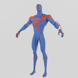 Renders0013.png Spiderman 2099 Spiderverse Textured Rigged Lowpoly