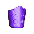 cabeza.stl Groot phone holder - guardians of the galaxy 3D print model