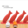 1.png USB holder of Goldfish type