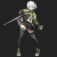 08.jpg Zenless Zone Zero ZZZ Anby Demara Sword Blade and Nimbus Scabbard. Video game, props, cosplay