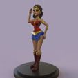 wonder-e-bat.691.jpg Fichier STL Selfie de Wonder Woman et Batgirl・Objet pour impression 3D à télécharger