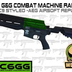 FGC6GG-RAIL-KIT.jpg FGC-6 G&G Combat Machine rail Kit