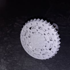 20220123_174711.jpg Free STL file Spur gear bearing・3D printing model to download