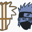 Kakashi.png Naruto Cookie Cutter Pack / Pack of Naruto Cookie Cutters!