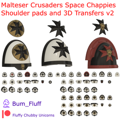 Black-Templars-Shoulder-Pads-v2.png Malteser Crusaders Space Chappies Shoulder Pads and 3D transfers v2