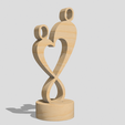 Shapr-Image-2023-03-22-190751.png Man Woman Infinity Heart Sculpture, Love Statue, Forever Eternal Love Couple In Love