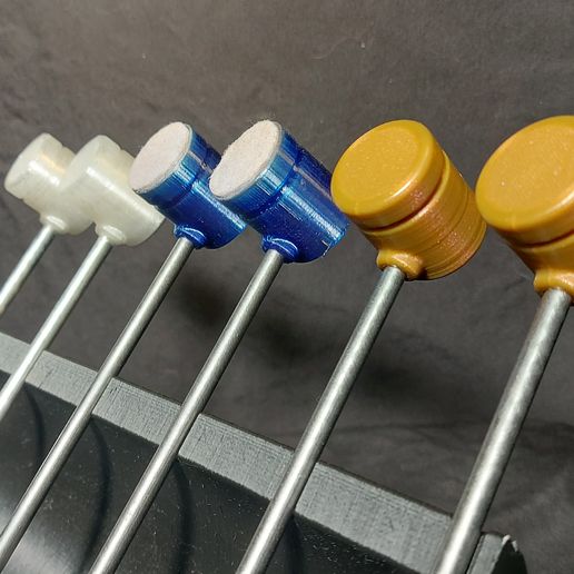 Compact Kick Drum Beater for 1/4" Collection 3D model